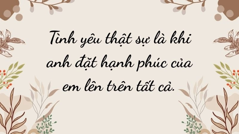 15 status thả thính sâu sắc về bình yên trong tình yêu