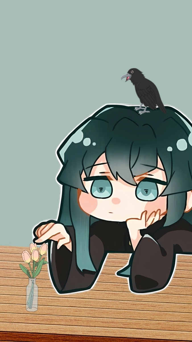 Ảnh đại diện chibi cute Muichirou, cực dễ thương