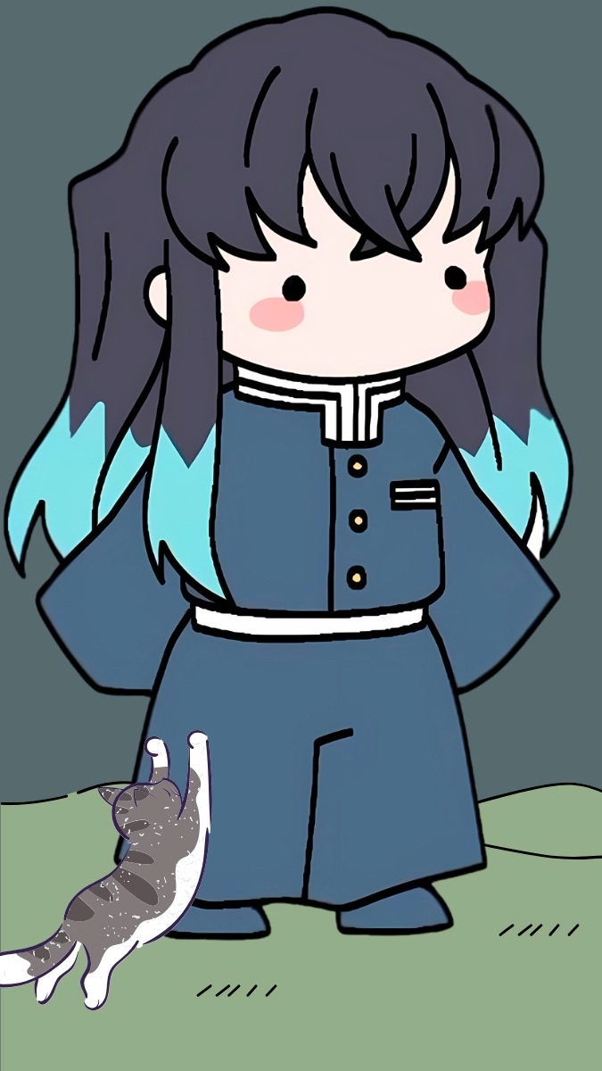 Anime chibi Muichirou, siêu cưng và đáng yêu