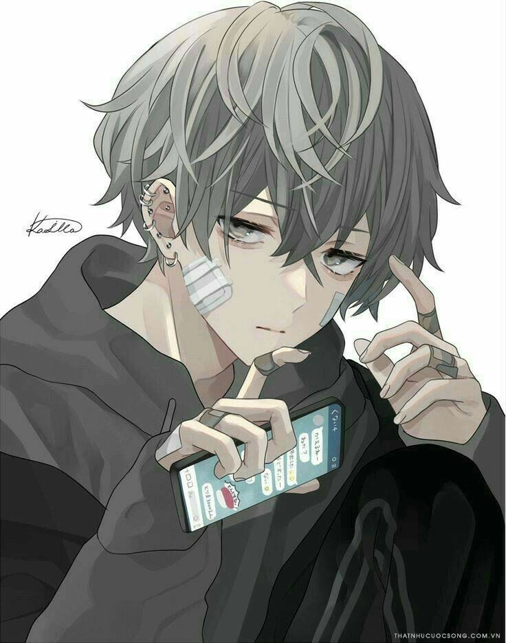 Anime cute nam với nụ cười đáng yêu không cưỡng lại được