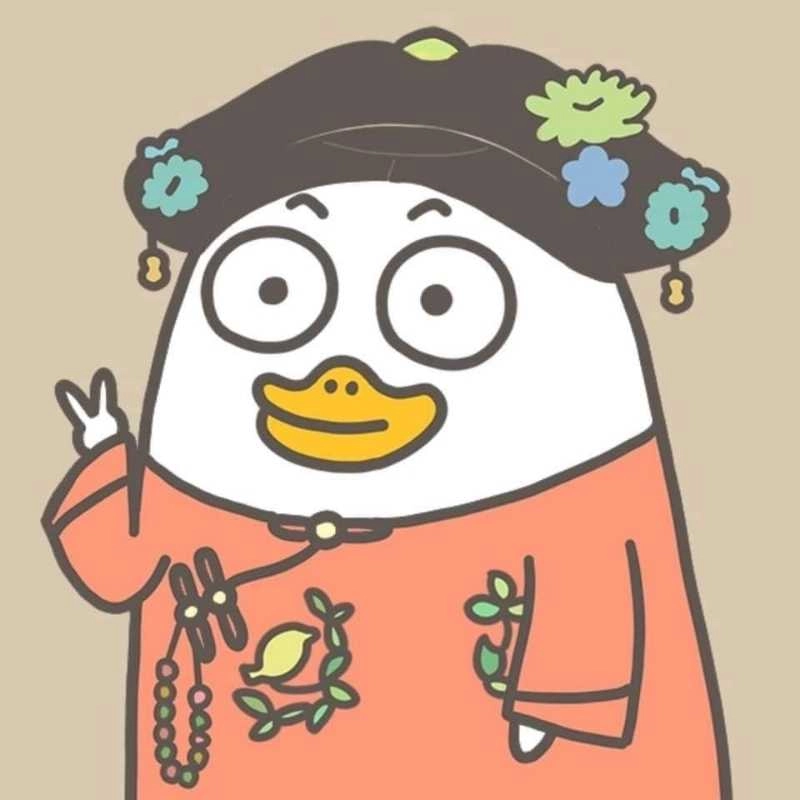 Avatar vô tri vịt cute với phong cách siêu ngộ nghĩnh