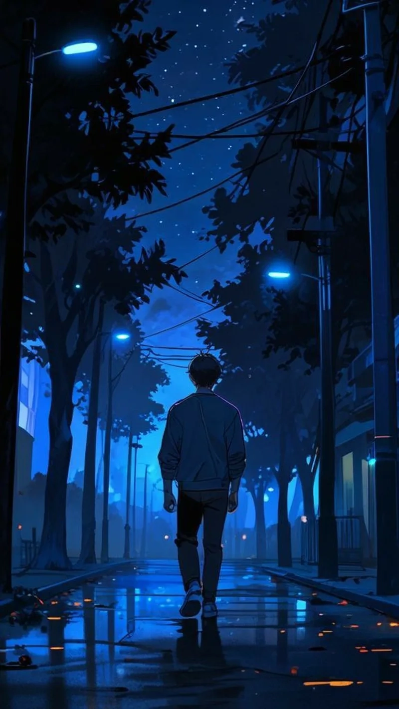 Chọn avatar cô đơn nữ anime để thể hiện cảm xúc cô đơn trong phong cách anime