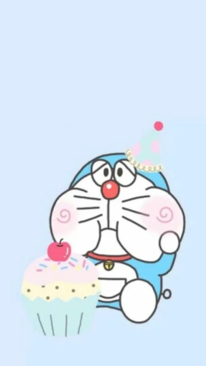 Doraemon cute làm hình nền, đảm bảo ai cũng mê
