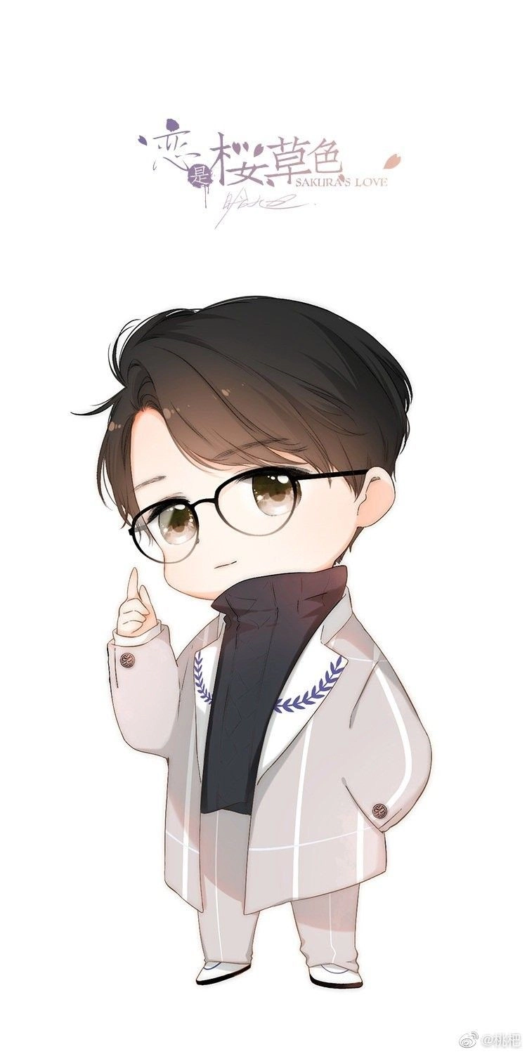 Hình anime chibi cute nam dành cho fan yêu thích sự dễ thương