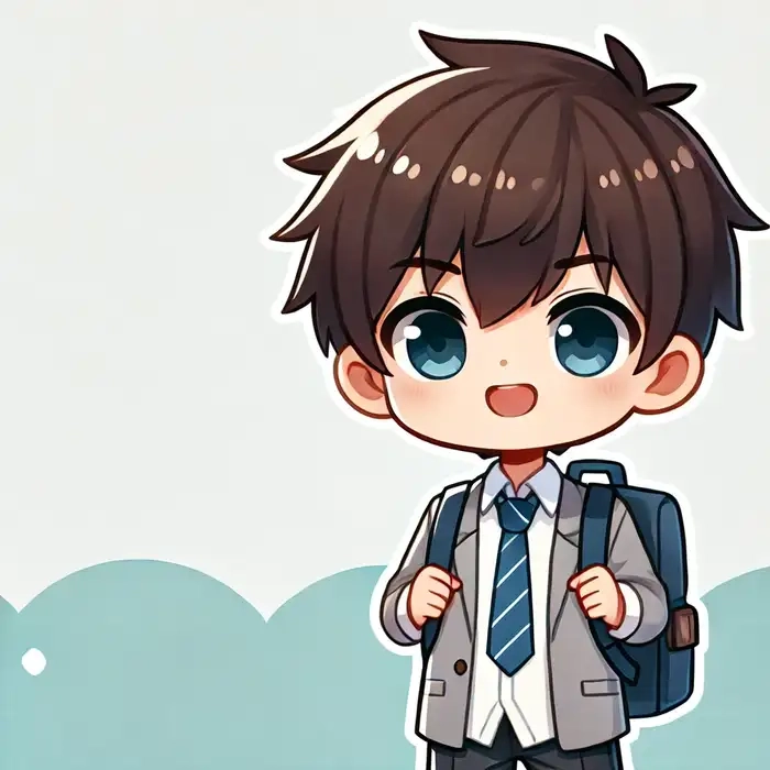 Hình chibi nam cute dễ vẽ phù hợp cho người mới tập vẽ