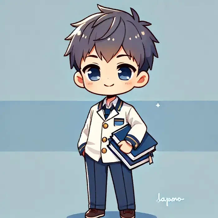 Hình nền anime cute nam cực dễ thương cho điện thoại