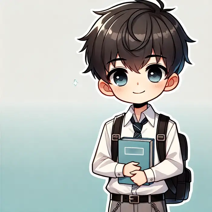 Hình nền anime nam chibi siêu cute và độc đáo