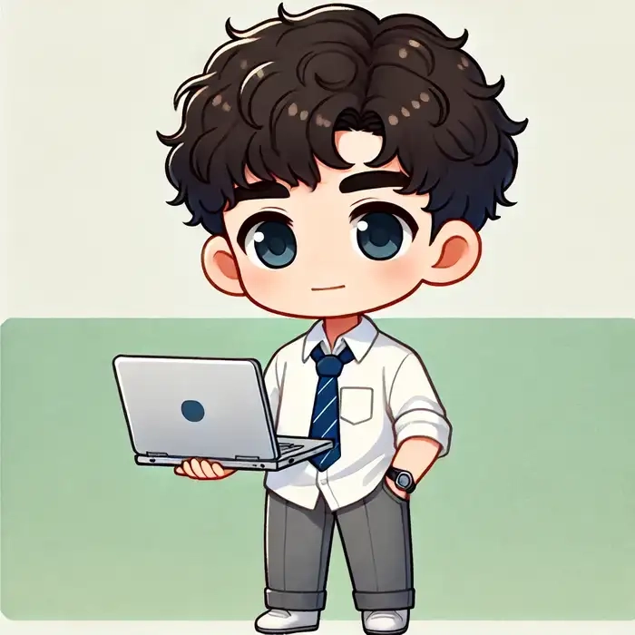 Hình nền cute chibi nam với phong cách đầy sáng tạo