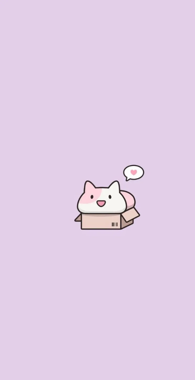 Hình nền cute màu tím dành cho ai yêu sự nhẹ nhàng