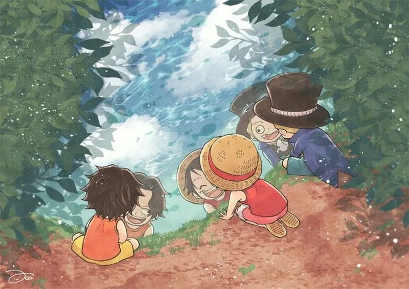 Hình nền điện thoại Luffy 3D cực sắc nét