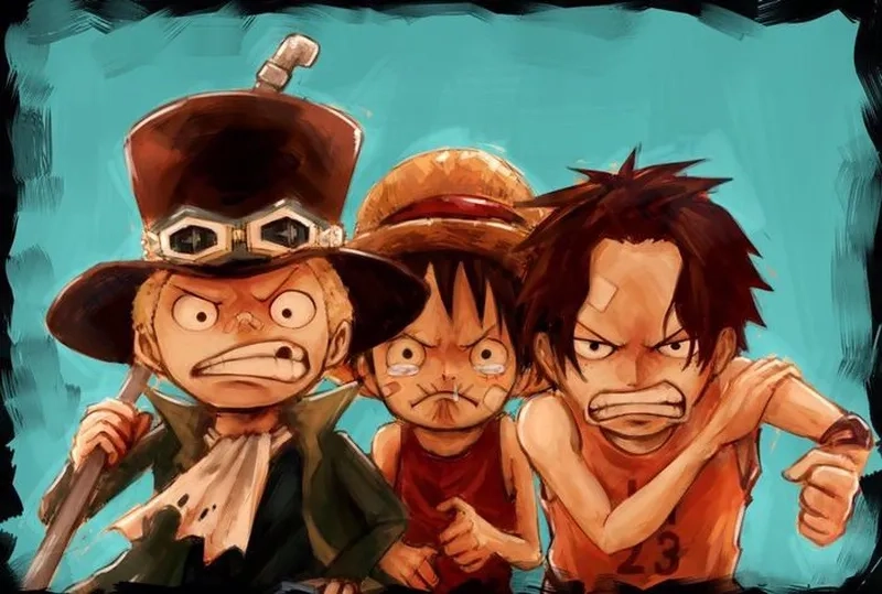 Hình nền điện thoại Luffy chibi, mang cả đại dương vào màn hình