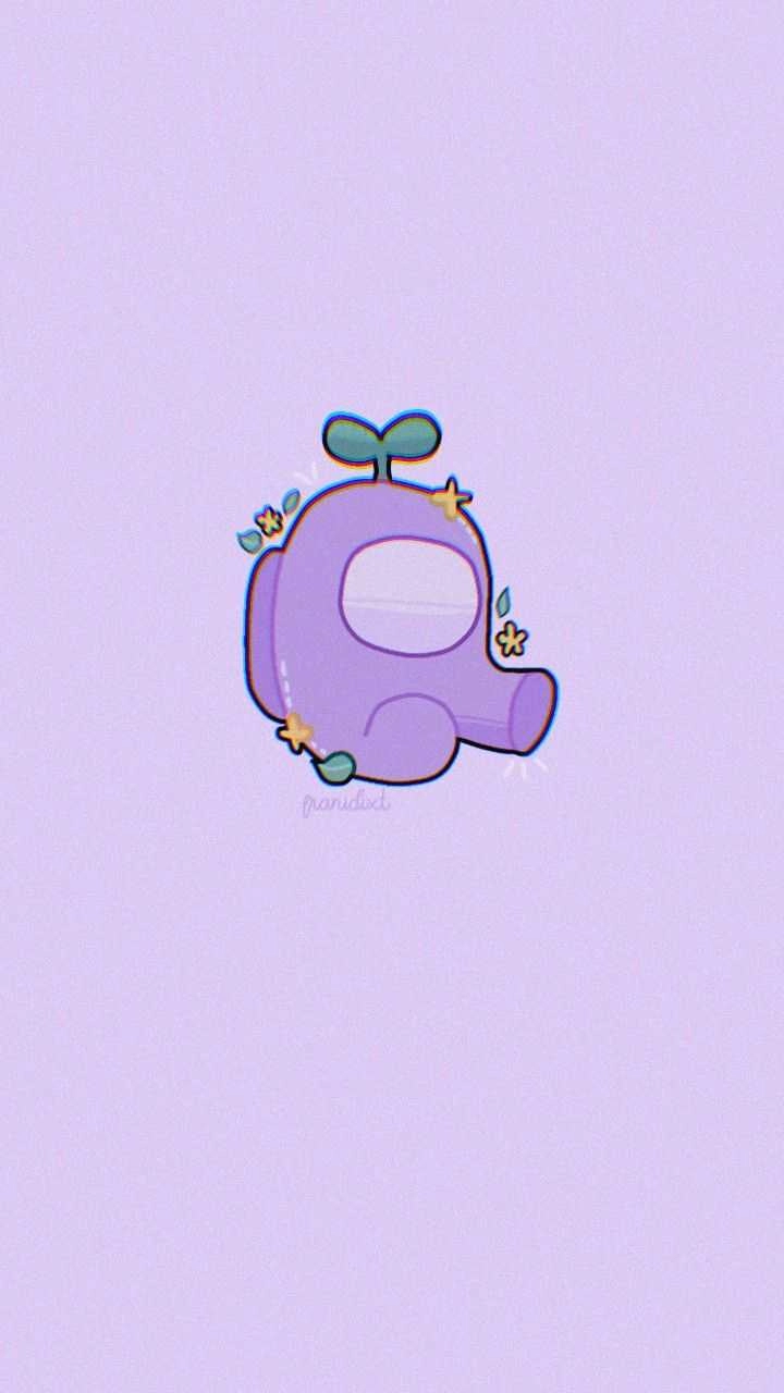 Hình nền màu tím nhạt cute tươi sáng, dễ thương cho điện thoại