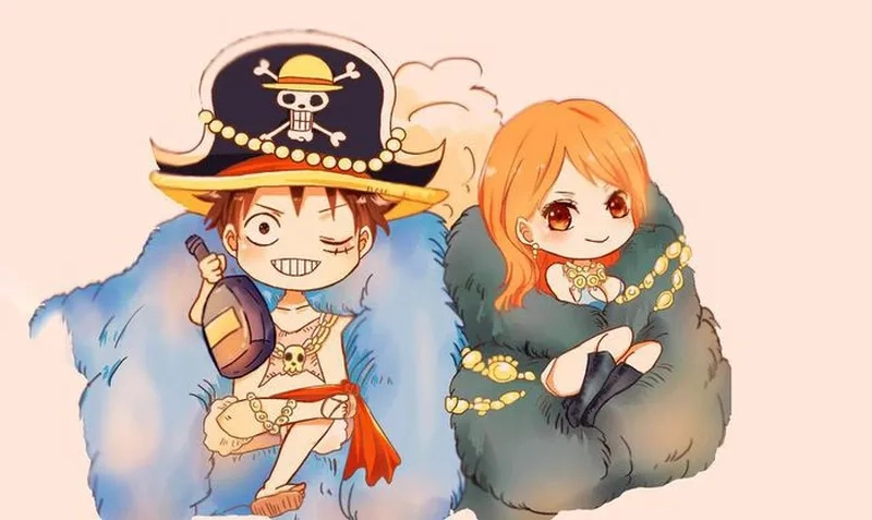 Hình nền máy tính Luffy cute, dành riêng cho fan One Piece