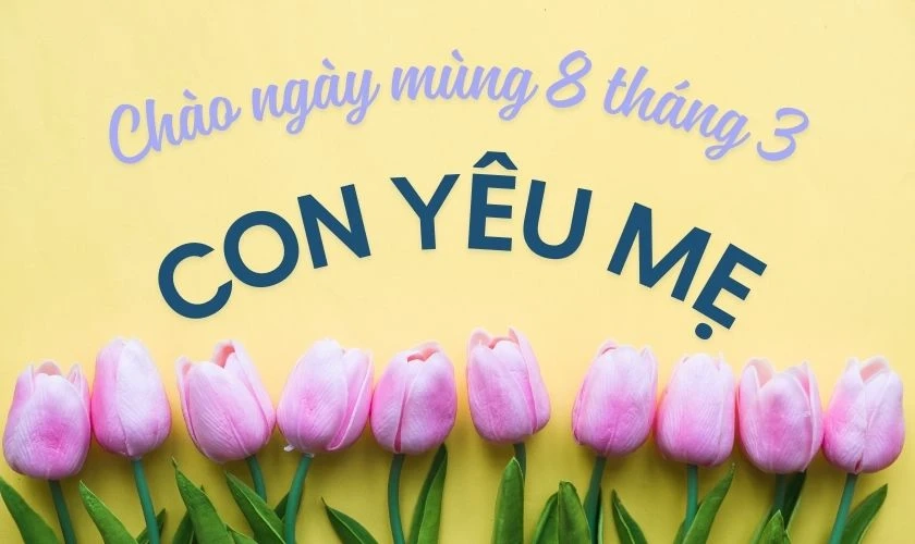 Làm thiệp 8/3 tặng mẹ, thể hiện tình cảm chân thành