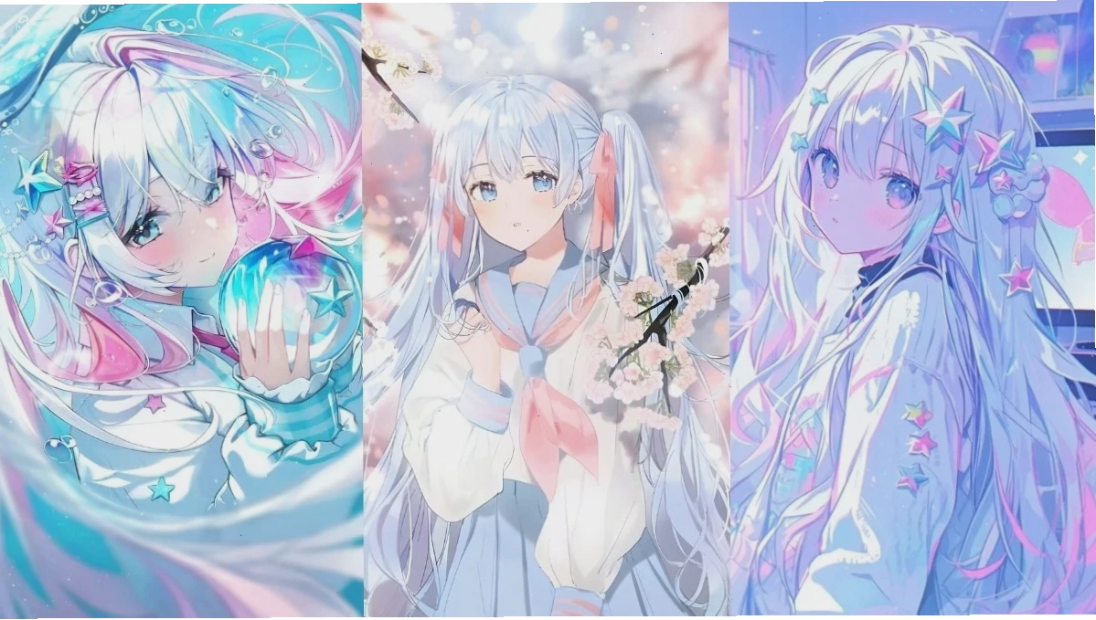 Mẫu ảnh avatar anime girl cute dễ thương phong cách chibi
