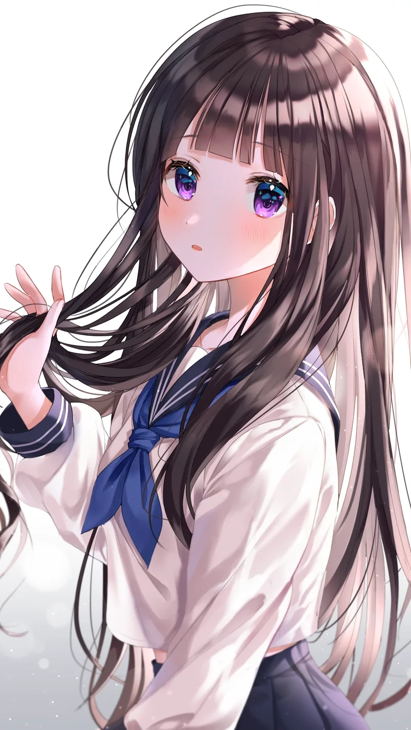 Mỗi khoảnh khắc trong anime hình ảnh cô gái anime đều cuốn hút