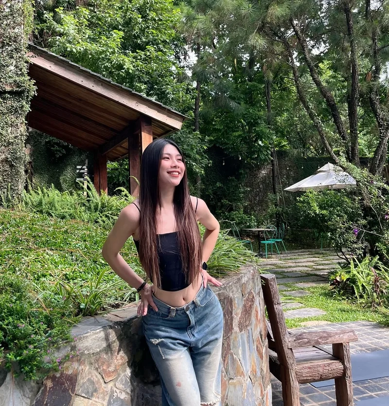 Nàng thơ tuổi hồng ở ảnh mạng con gái xinh