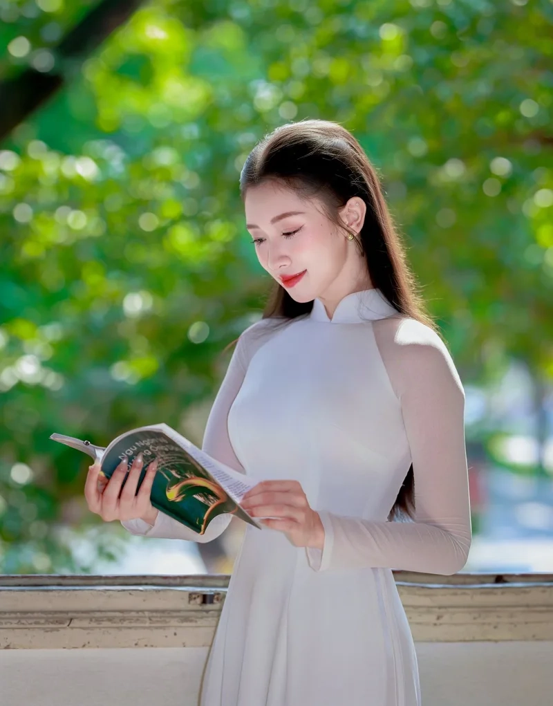 Ngắm bộ sưu tập Ảnh con gái mặc áo dài đẹp tuyệt đẹp