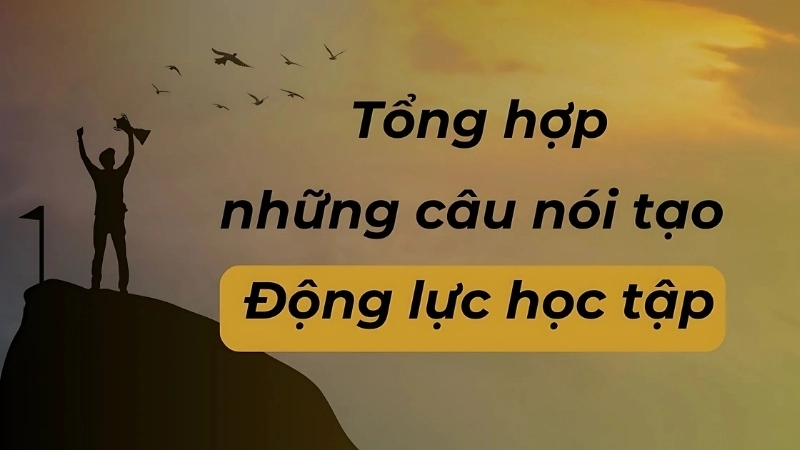 Những câu nói hay về động lực học tập dành cho học sinh