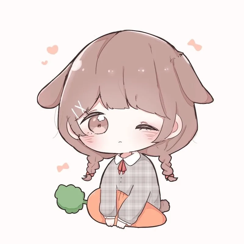 Nổi bật và đáng yêu cùng Ảnh đại diện con gái xinh chibi Instagram