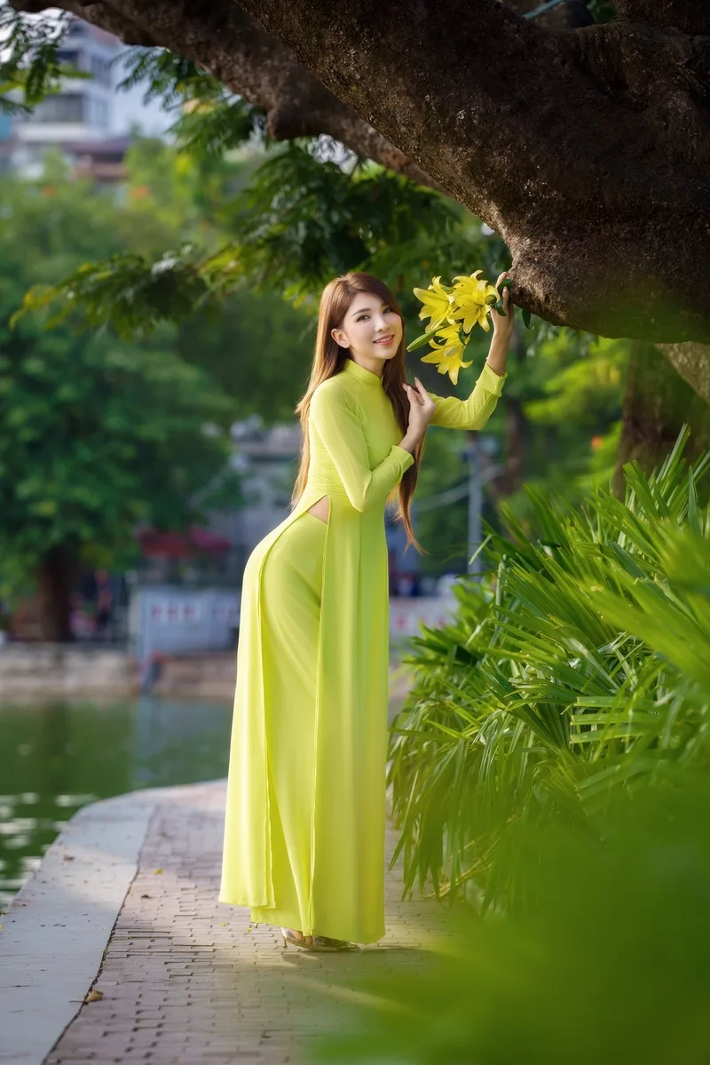 Tạo điểm nhấn với Ảnh gái mặc áo dài đẹp
