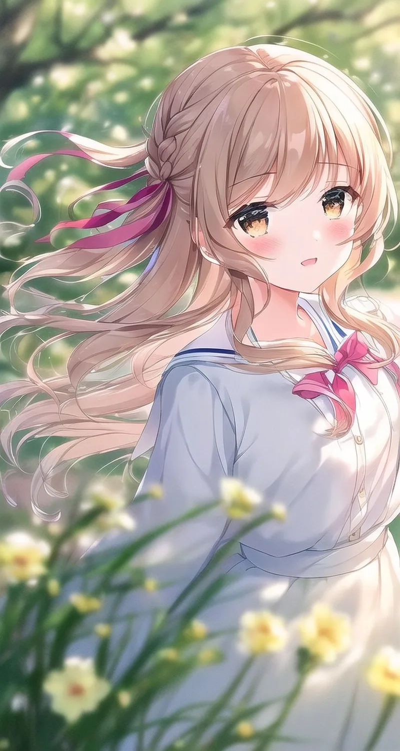 Thêm đáng yêu cho WhatsApp với Ảnh anime girl dễ thương làm avatar WhatsApp