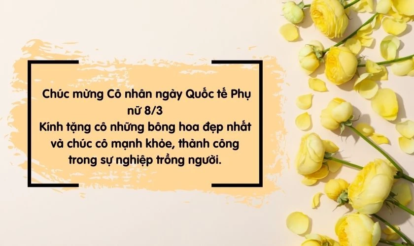 Thiệp handmade 8/3 tặng cô, món quà trân trọng từ học trò