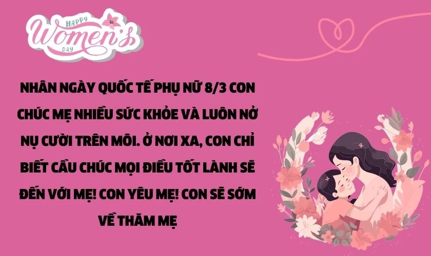 Thiệp tặng mẹ ngày 8 tháng 3, lưu giữ khoảnh khắc đẹp
