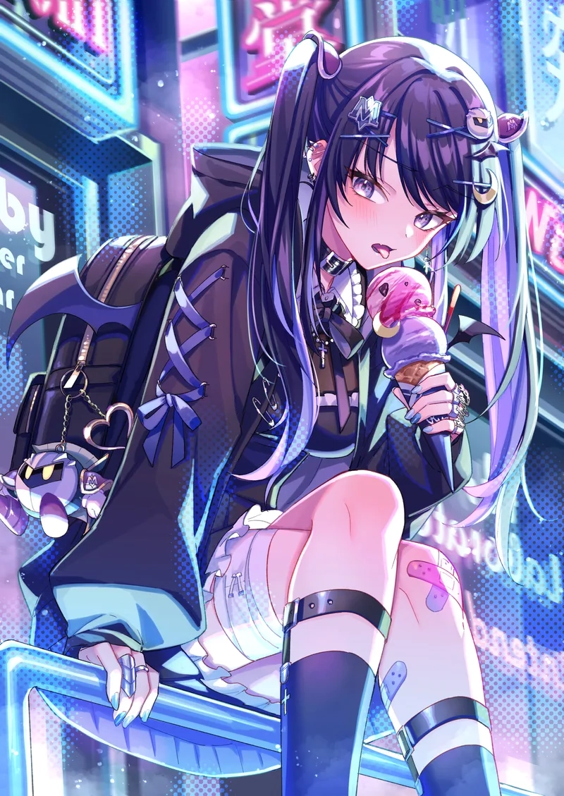 Tìm cảm hứng với ảnh nền anime gái