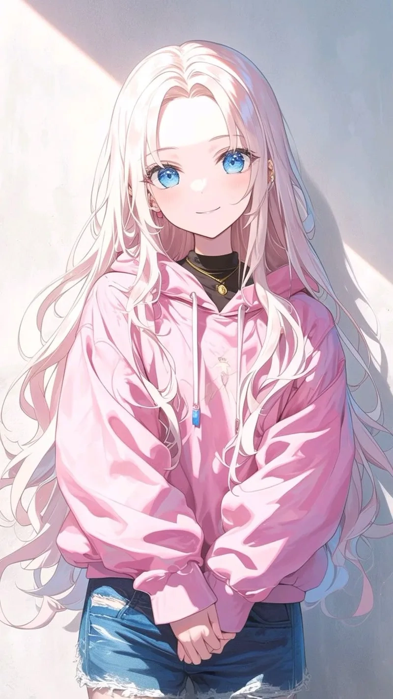 Tinh khôi đáng yêu từ ảnh bé gái cute anime ngọt ngào