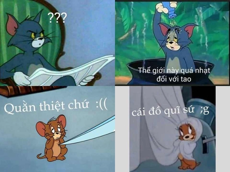 Top meme Tom and Jerry – Những khoảnh khắc chế bá đạo nhất
