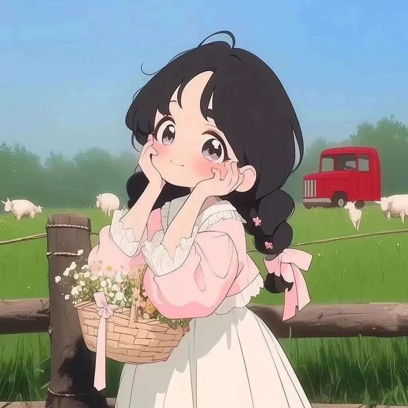Trải nghiệm vẻ đẹp ngọt ngào với hình avatar nữ cute chibi
